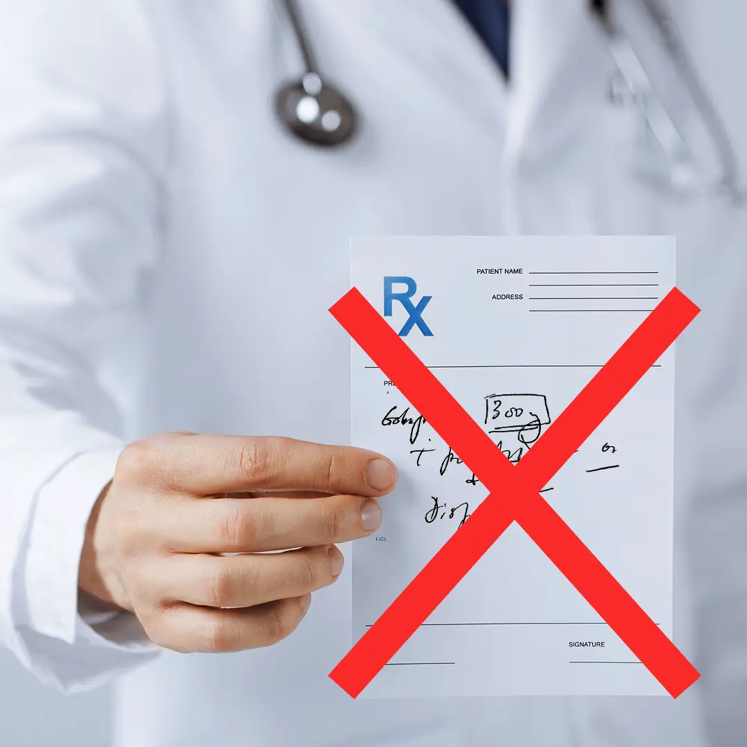 No prescription needed