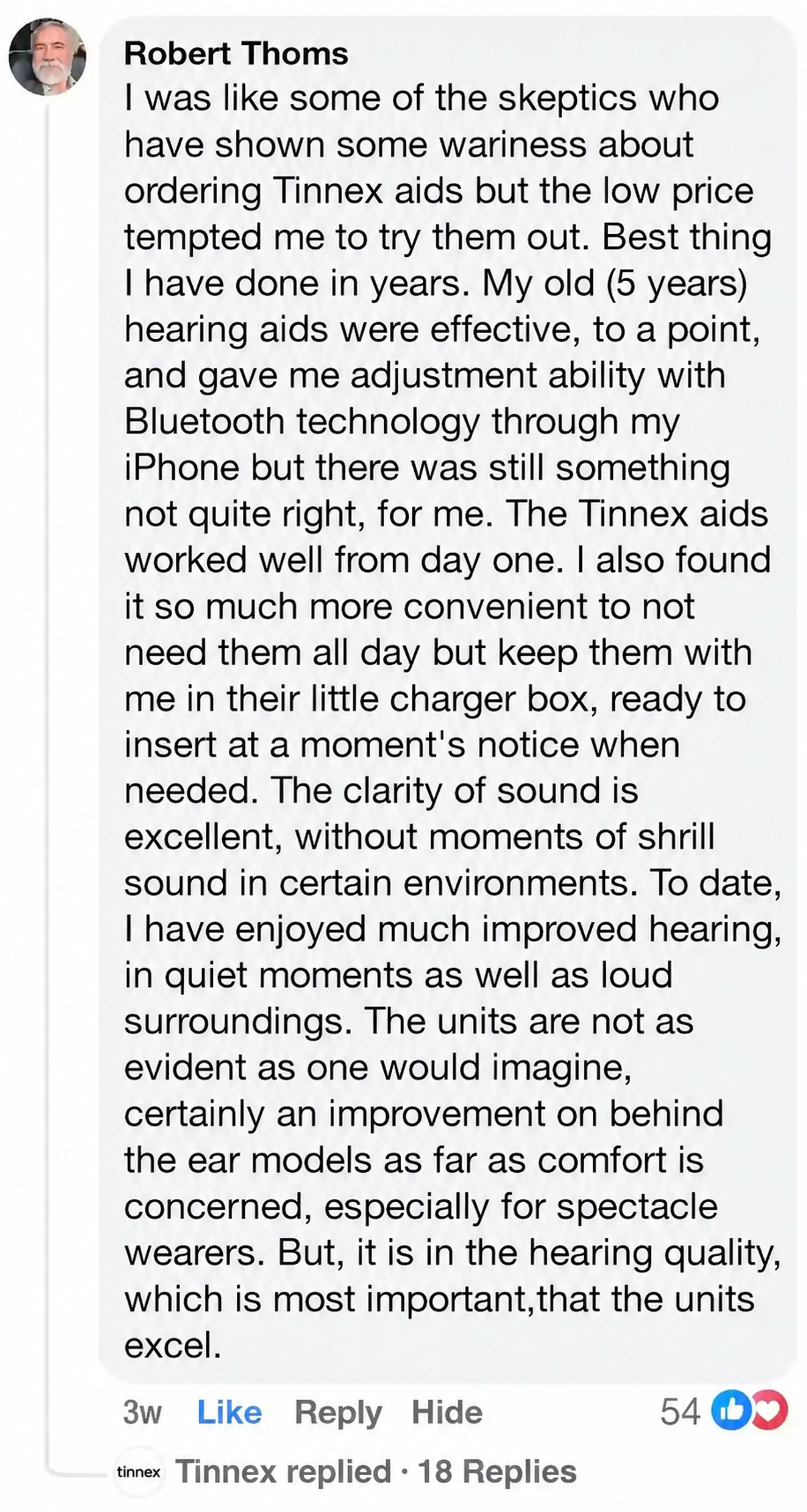 Robert Thoms review